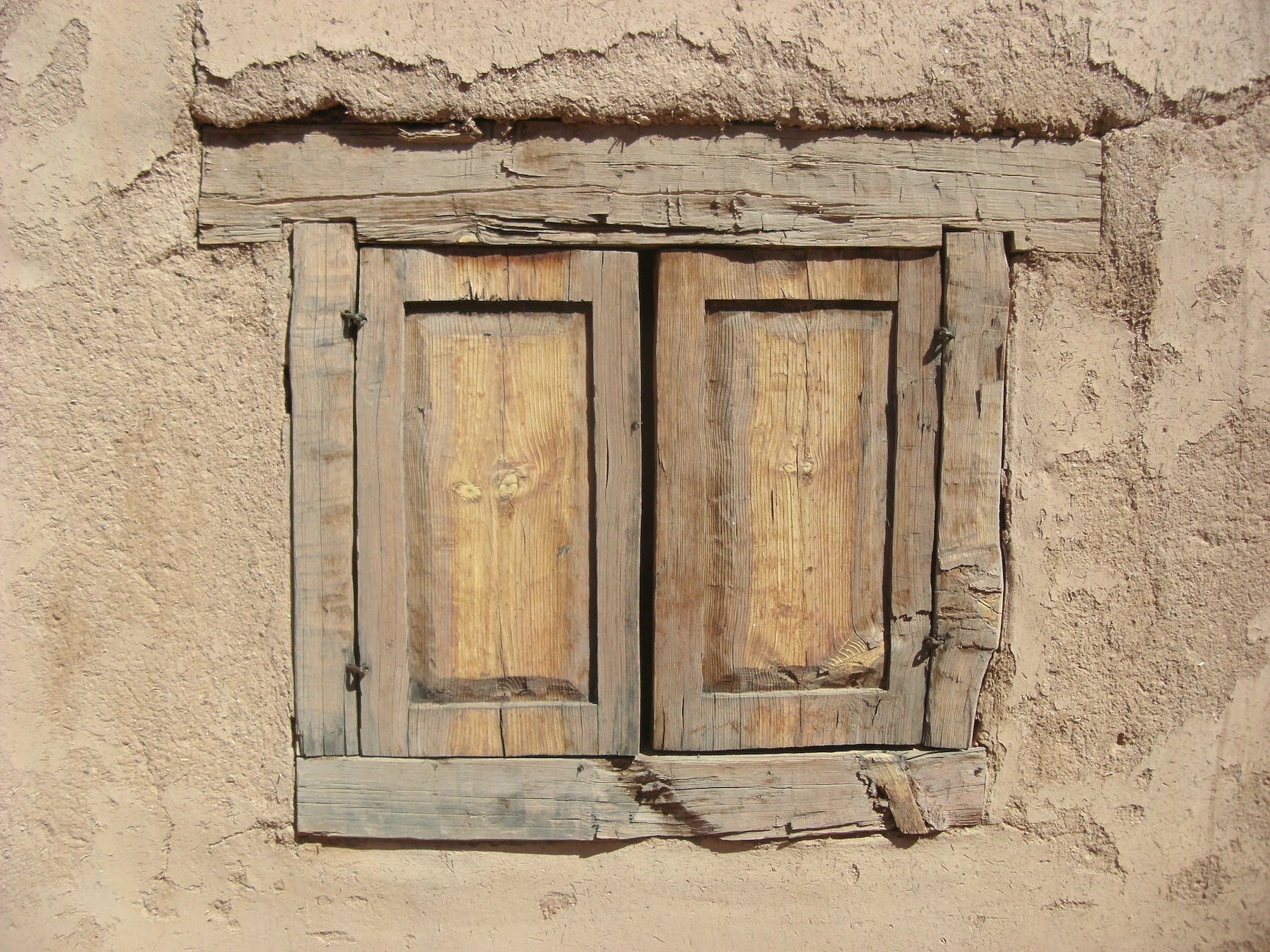 wooden window pane