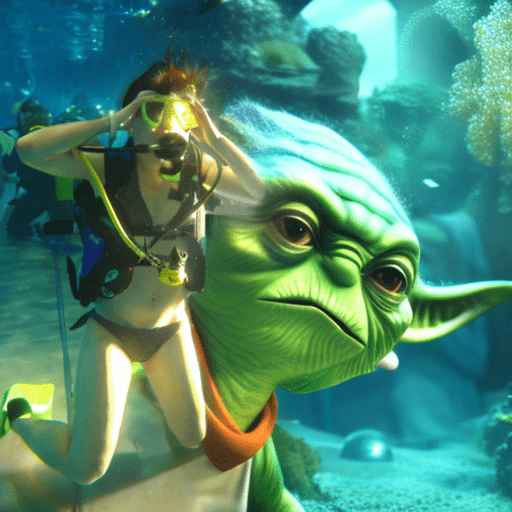 Yoda does not approve of your half-priced scuba training program.